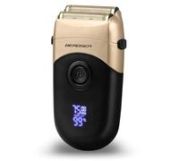 Berdsen Rasoio elettrico da uomo, rasoio elettrico di precisione LCD, nero e oro