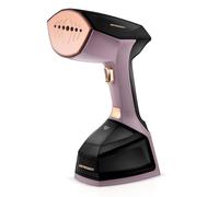 Berdsen Steamer - Piastra per vapore, da viaggio, 2000 W, controllo del vapore, potenza del vapore, 45 g/min LCD, set con spazzola da 360 ml, contenitore per il trasporto, colore: Nero viola