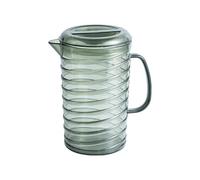 Bere Bicchieri domestici for brocca d'acqua in PP da 2 litri con coperchi | Caraffa for tè freddo for caffè, succhi di frutta, limonata e latte(Green)