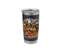 Bere come un boricua Bicchiere termico in acciaio inox doppia parete