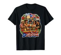 Bere Come Un Boricua Maglietta