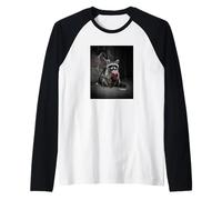 Bere Succo - Funny Raccoon Meme - Sassy Urban Animal Maglia con Maniche Raglan