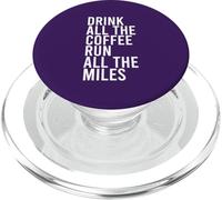 BERE TUTTO IL CAFFÈ CORRI TUTTI I MIGLIA Run Running Meme PopSockets PopGrip per MagSafe