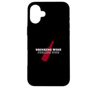 Bere vino sentirsi bene - Wine Life Mood Custodia per iPhone 16 Plus