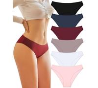 BeReady Mutande Donna Cotone Slip Donna Seducente Cotone Intimo Set Mutandine a Vita Bassa Bikini Underwear Pacco da 6