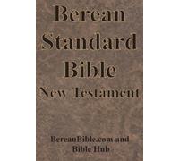Bereanbible Com Berean Standard Bible New Testament (Tascabile)