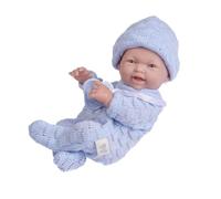 Berenguer Newborn Bambini Bambola Mini Bebè con Tutina, Colore Real Boy-Blu, 9.5 Inches, 18452_B