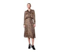 Berenice - Gonna Jalia | Gonna fluida a lunghezza media con stampa leopardata - - Dresses - Donna - Multicolore - M