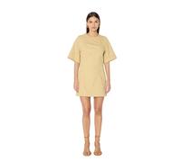 Berenice - Rucky Abito corto in denim con borchie argento - - Dresses - Donna - Beige - S