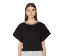 Berenice - T-shirt in stile kimono in cotone - - Tops - Donna - Nero - M