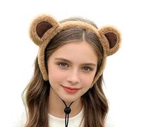 Berenoren Haarband, Schattige Pluche Dieren Haarband 20x18cm Pluche PVC | Stijl Kostuum Accessoire Voor Meisjes Dames Feest Cosplay Verjaardag Gezichtsverzorging Spa