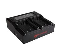 Berenstargh Caricabatterie doppio LCD Panasonic VW-VBK180/VBK360/VBT190/VBT380, 4.2V