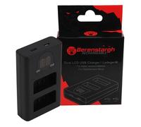 Berenstargh Caricabatterie micro-USB sottile per Nikon EN-EL25, 8,7V