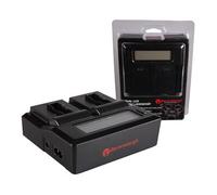 Berenstargh Caricatore doppio LCD GoPro AHDBT-401, 4,35V