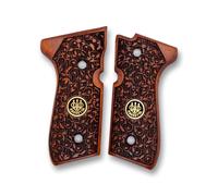 Beretta 92 96 M9 Noce Victorian Baroque Scrollwork Grips ZIB - Museum Quality