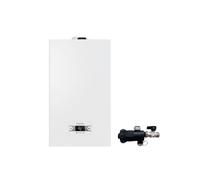 Beretta Caldaia a Condensazione BLR 25C Low Nox Metano Completa Di Kit Fumi con Defangatore in Omaggio ADATTATORE SDOPPIATO