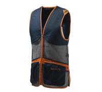 BERETTA Full Mesh Vest Large Blu Total Eclipse & Grey Breathable