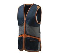 BERETTA Full Mesh Vest X-Large Blu Total Eclipse & Grey Breathable