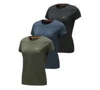 BERETTA Set of 3 Woman's T-Shirt X-Large Moss&BluEclipse&Black