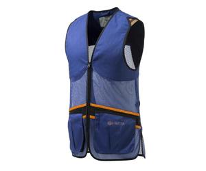 BERETTA Uomo Intero Tela Gilet da Tiro, Caccia, Uomo - Blu, 5XL