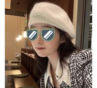 Beretto a maglia Causal alla moda per vacanze di strada comodo berretto francese