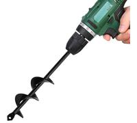 Berfea Trapano da giardino per avvitatore a batteria, coltivatore a terreno, trapano a spirale, lumache a spirale, per scavare