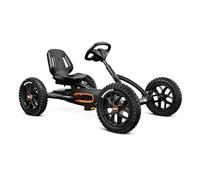 BERG Buddy Pedal GoKart | Veicolo per bambini a pedale, con elevati standard di sicurezza, pneumatici e ruota libera (Cross Black)