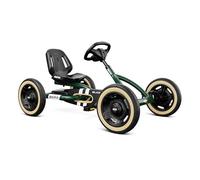 BERG Buddy Retro Green | Go-Kart a Pedali per Bambini | Design Retrò | Pneumatici e Ruota Libera | 3-8 Anni