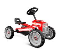 BERG Buzzy Go-Kart per bambini dai 2 anni in su, veicolo a pedale per bambini, stabile gokart per bambini con pneumatici silenziosi, sedile e volante regolabili (Marshall)