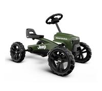 Berg Pedal-Gokart Buzzy Jeep Sahara | Veicolo per bambini, auto a pedale, sicurezza e stabilità, giocattolo per bambini adatto per bambini dai 2 ai 5 anni, verde