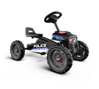 BERG Buzzy Police Go-Kart a Pedali per Bambini 2-5 Anni | Macchinina Cavalcabile con 4 Ruote Stabili per Bambini | Sedile Regolabile e Certificato Sicurezza