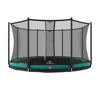 BERG Favorit InGround 380 - Trampolino da giardino verde