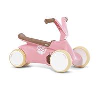 Berg GO² - Auto antiscivolo 2 in 1, in stile retrò, rosa e scivolo per bambini, con pedali pieghevoli, pedali, giocattolo per bambini, adatto per bambini di età compresa tra 10 e 30 mesi, colore: Rosa