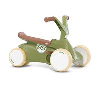 Berg GO² - Auto antiscivolo 2 in 1, in stile retrò, verde, antiscivolo, per bambini, con pedali pieghevoli, pedali, giocattolo per bambini, adatto per bambini di età compresa tra 10 e 30 mesi, grande