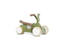 Berg GO² - Auto antiscivolo 2 in 1, in stile retrò, verde, antiscivolo, per bambini, con pedali pieghevoli, pedali, giocattolo per bambini, adatto per bambini di età compresa tra 10 e 30 mesi, grande