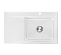 Berg Grazia lavello in ceramica 86x51 cm bianco BRZ22C11P
