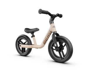 BERG MOOV Ruota da 10 pollici, ruota da 2 anni, volante e sella, altezza regolabile (beige sabbia)