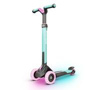 Monopattino pieghevole BERG Nexo 3 ruote con LED e pedana LED Menta Menta