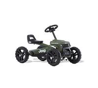 Berg Pedal-Gokart Buzzy Jeep Sahara | Veicolo per bambini, auto a pedale, sicurezza e stabilità, giocattolo per bambini adatto per bambini dai 2 ai 5 anni, verde