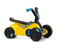 BERG Toys GO2 - Go-kart 2 in 1, per bambini e bambini, per interni ed esterni, 4 ruote, per bambini dai 10 ai 30 mesi, colore: giallo