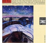 Berg/Weill Chamber Concertos (Ruud, Norwegian Wind Ensemble) (CD) Album