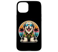 Bergamasco Cane Da Pastore Proprietario Estate Vibes Vacanze Vacanze Custodia per iPhone 15 Plus