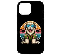 Bergamasco Cane Da Pastore Proprietario Estate Vibes Vacanze Vacanze Custodia per iPhone 16 Pro Max