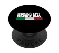 BERGAMO ALTA City Italia Vintage Bandiera Italia Viaggi Amanti PopSockets PopGrip Adesivo