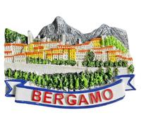Bergamo Italia magnete frigorifero turismo souvenir frigorifero decorazione creativa artigianato 3D