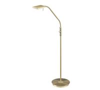 BERGAMO PIANTANA LED OTTONE SATINATO FLESSIBILE TOCUH DIMMER H. 135CM 3000K 1100LM 12W