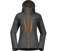 Bergans Cecilie Mountain Softshell Women Solid Dark Grey/Cloudberry Yellow XS Giacca outdoor