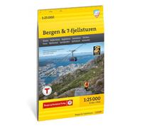 Bergen & 7-fjellsturen - Stikart (Trail map)