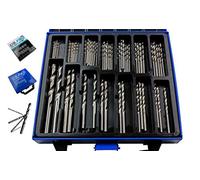 BERGEN 99 pc HSS set di punte metriche 1,5 A 10 mm con scatola di metallo 135 Degree di punta ber2569