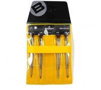 Bergeon 30081-HEX-P04 Set Di 4 Cacciaviti Con Lama Esagonale - HS30081-HEX-P04